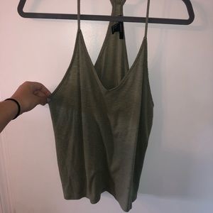 Green tank top